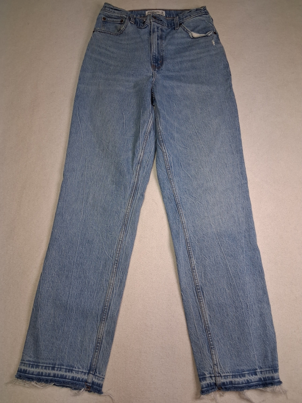 Abercrombie & Fitch Light Blue Straight Leg Jeans